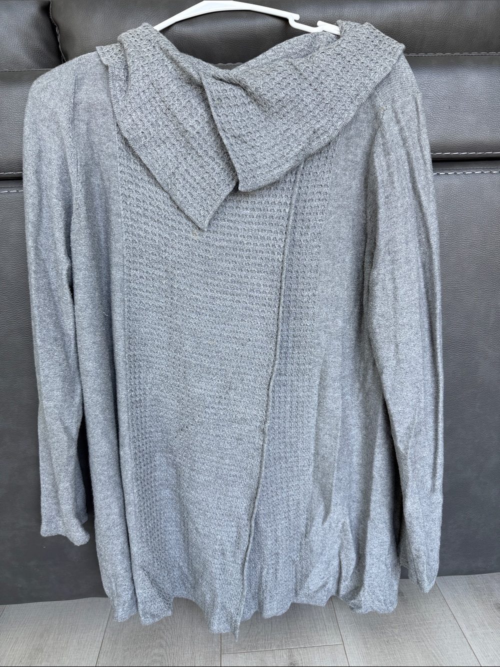 Soft Surroundings Women's Gray Knit Sweater